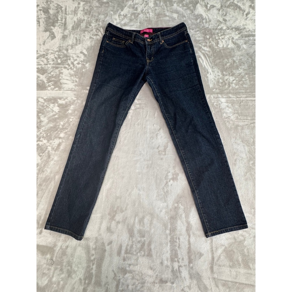 GLO Juniors Dark Wash Denim Jeans Size 11 Casual Everyday Comfort Classic